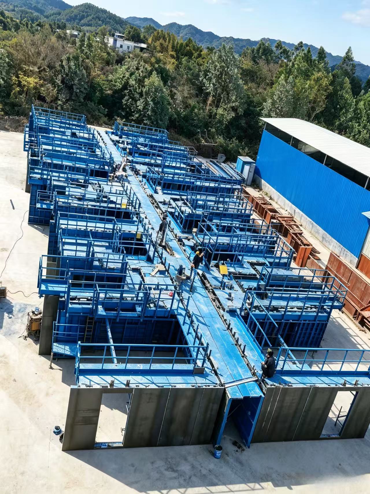 建築地盤重型組合式一體化鋼模板系統連安全通道工作平台工程定造